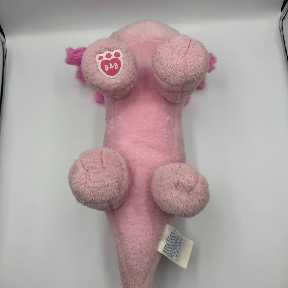 Build-A-Bear Axolotl‎ Plush Kids OS Pink Stuffed Animal Salamander Toy